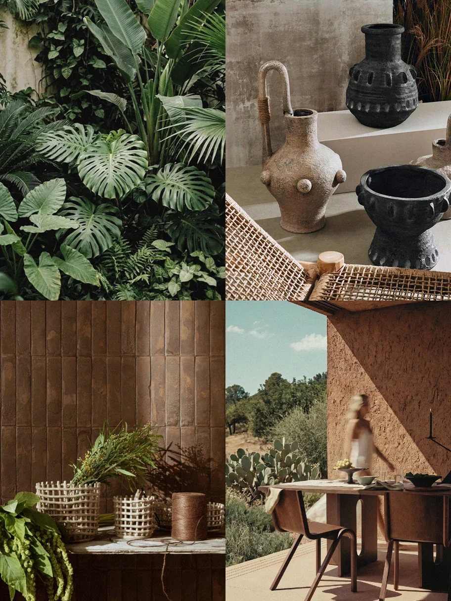 Interieurtrend: jungle brutalism