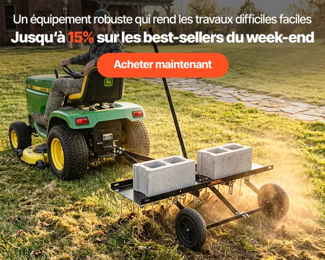 Se termine dimanche : Jusqu‘à 15% sur l’équipement professionnel.