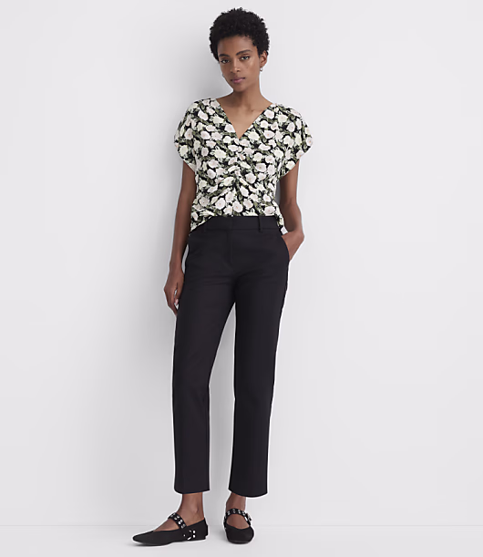Riviera Slim Pants in Doubleweave