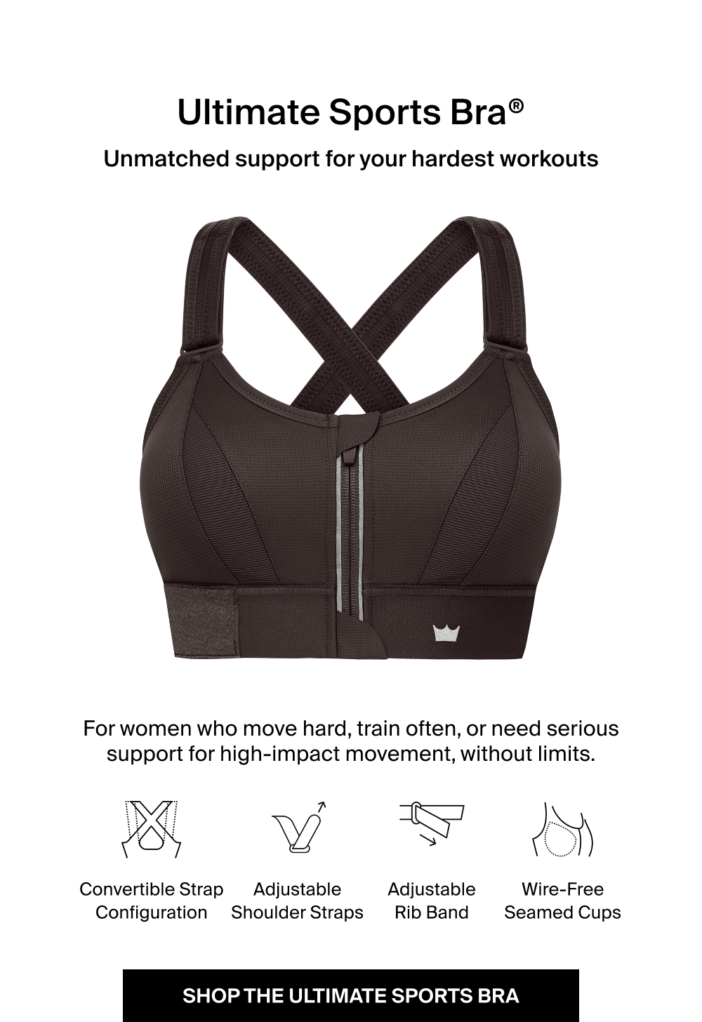 SHOP THE ULTIMATE SPORTS BRA