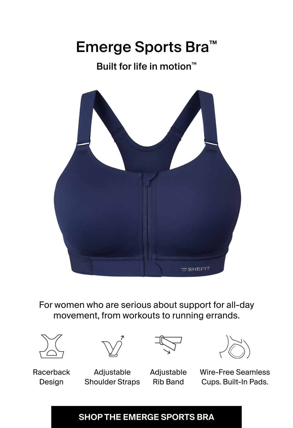 SHOP EMERGE SPORTS BRA™