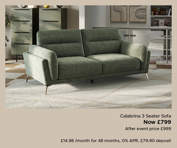 Calabrina sofa range