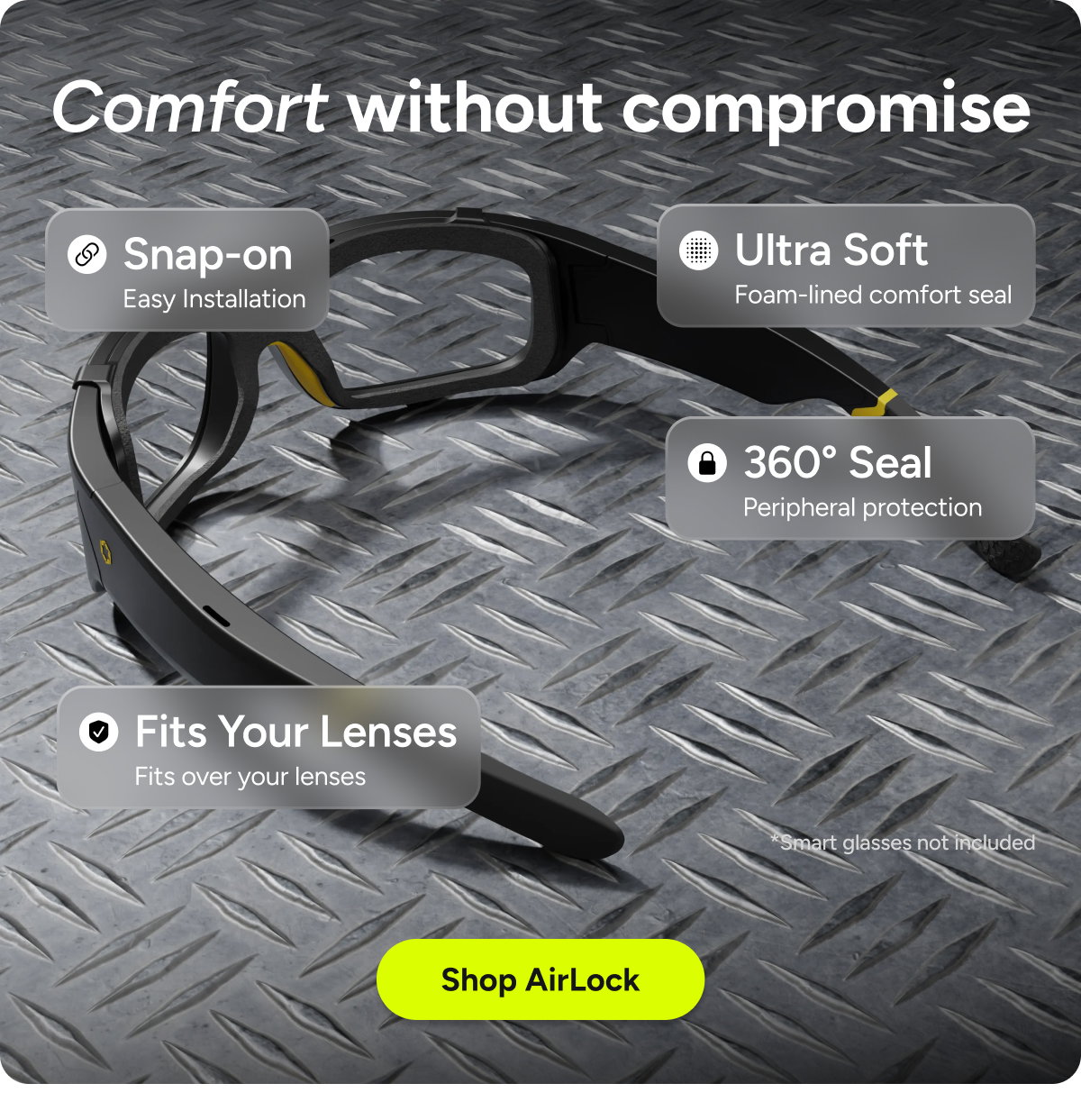 SHOP THE NEW AIRLOCK PROTECTION SHIELD