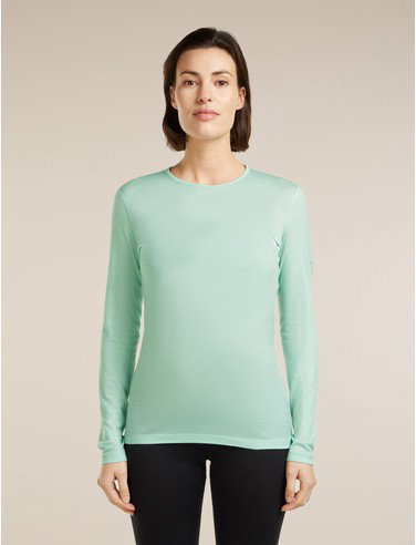 Women's Merino 200 Oasis Long Sleeve Crewe - Mint / 3XL