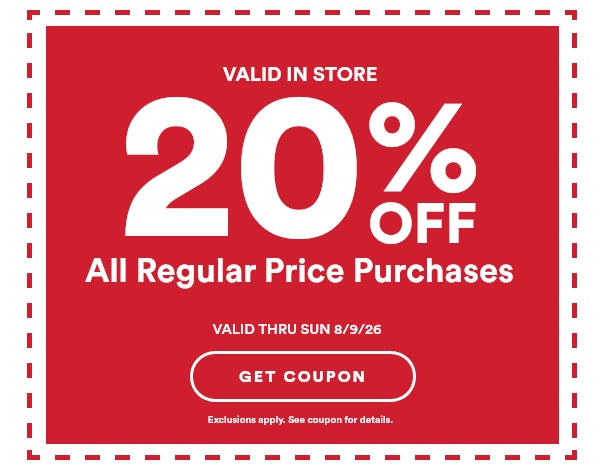 Coupon shown - Click here to get your coupon - Exclusions apply. See coupon for details.