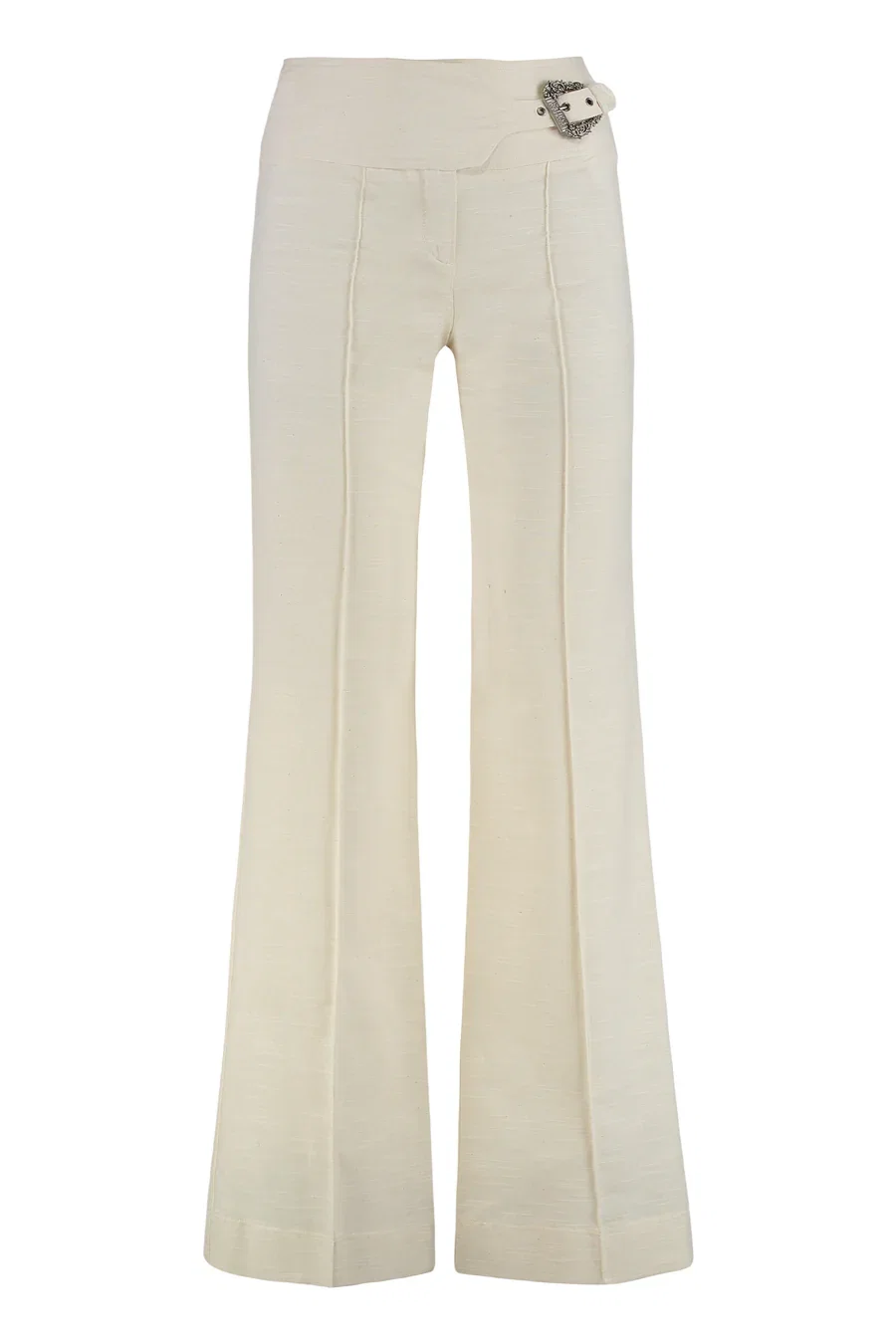 Versace Jeans Couture Straight-Leg Trousers Cream