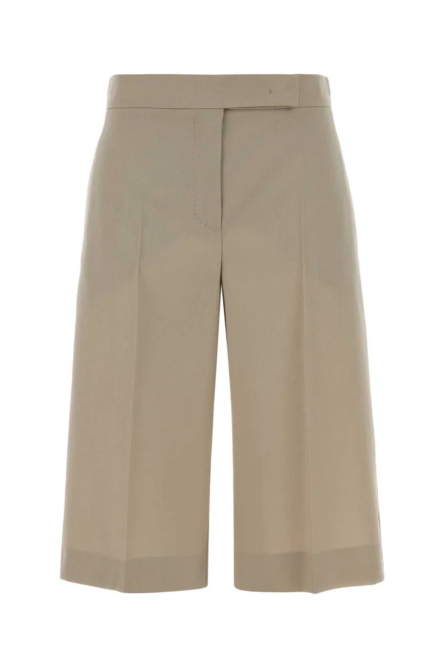 Max Mara Wool Bermuda Shorts Beige