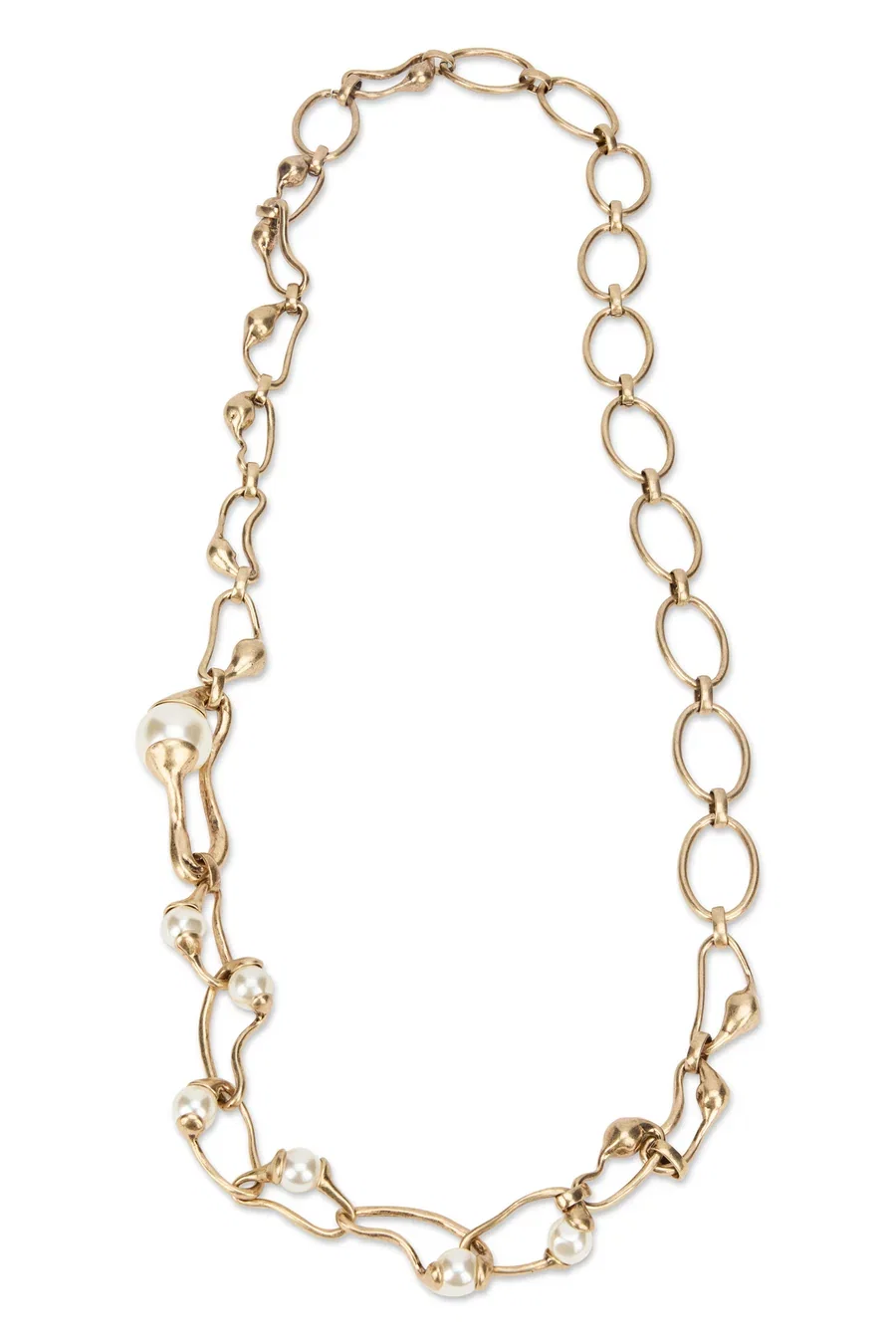 Weekend Max Mara Chain-Link Necklace Gold