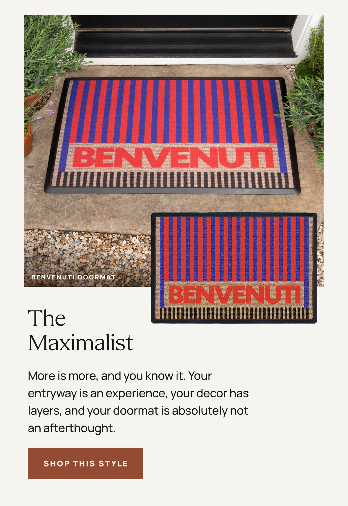 Benvenuti Doormat | Shop This Style 