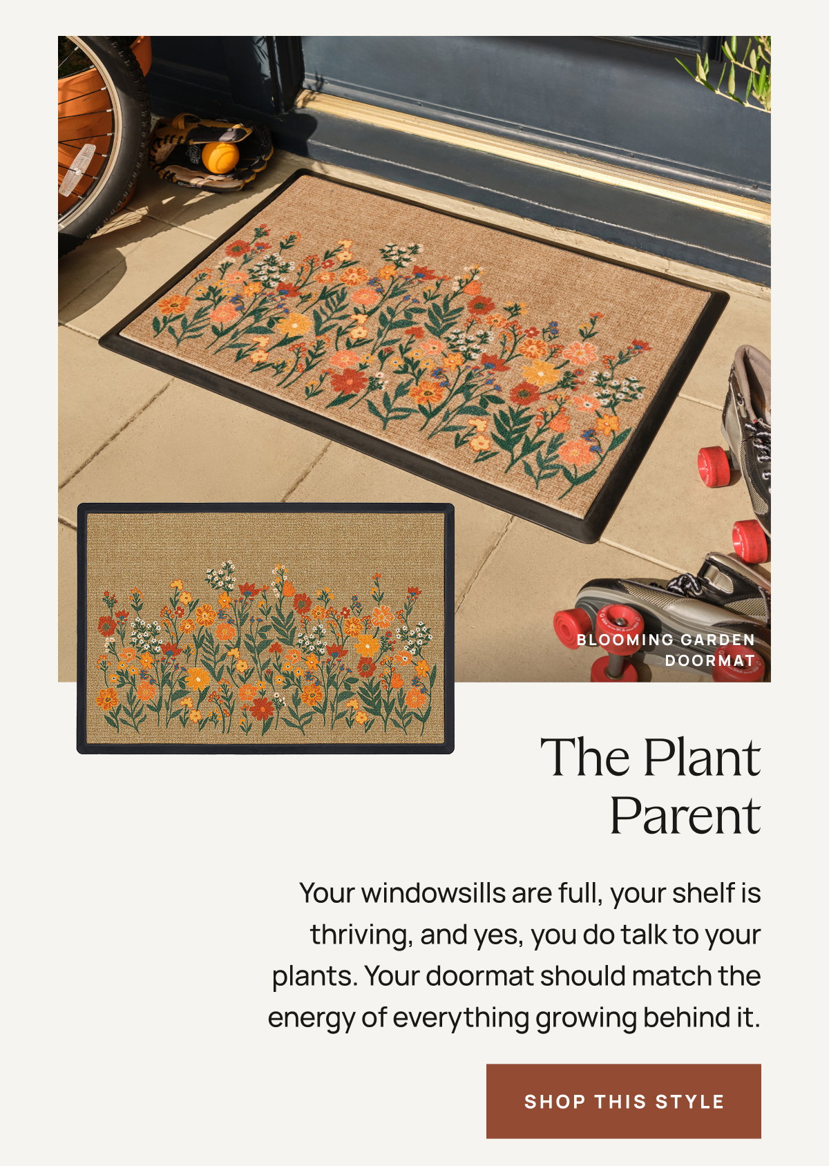 Blooming Garden Doormat | Shop This Style 