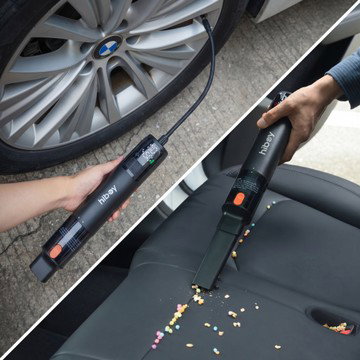 Hiboy Portable Tire Inflator and Vacuum Battery Powered Air Pump: Universal