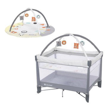 Baby Trend Play Suite 3-in-1 Quick-Fold Playard with Baby Gym