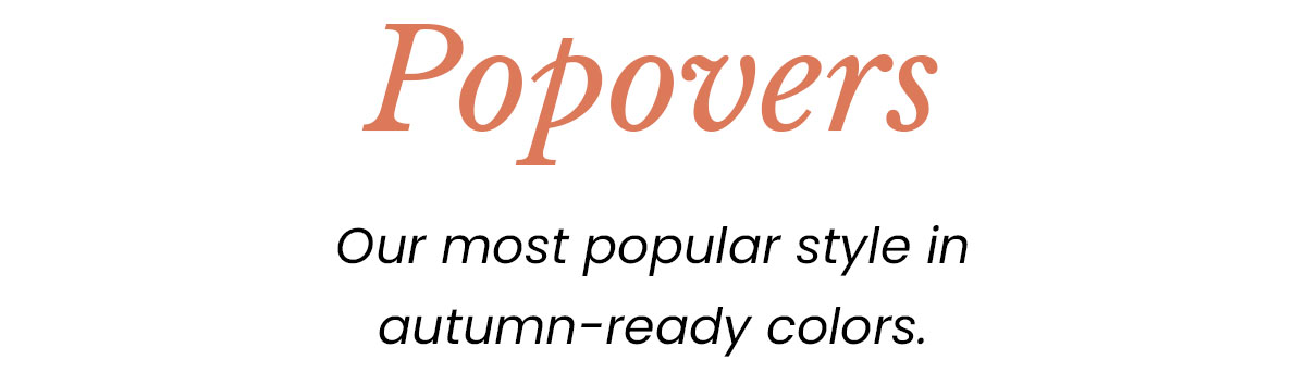 Shop New popovers