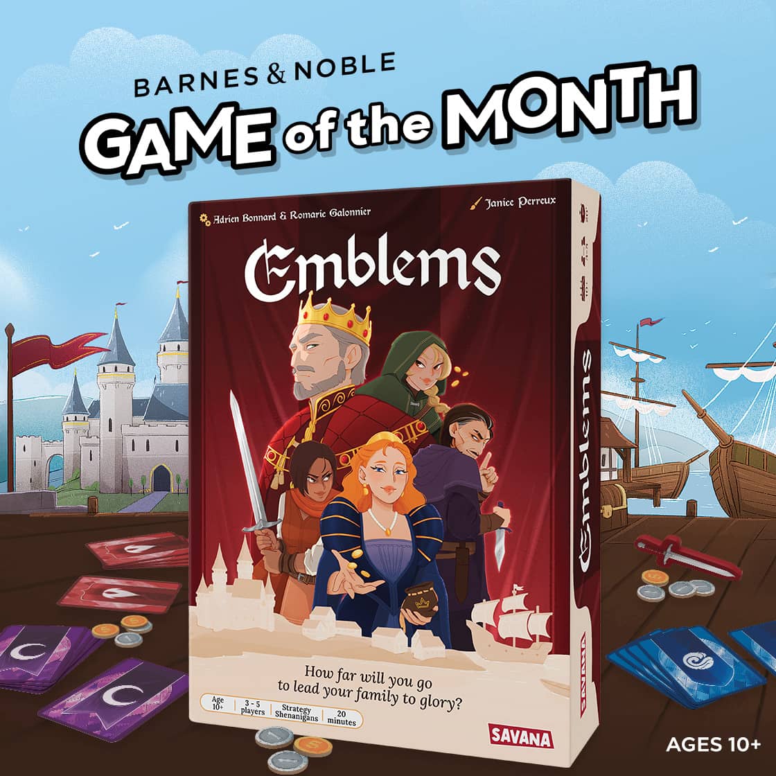 BARNES & NOBLE GAME OF THE MONTH: Marceline Leiman's High Tide [Ages 8+]