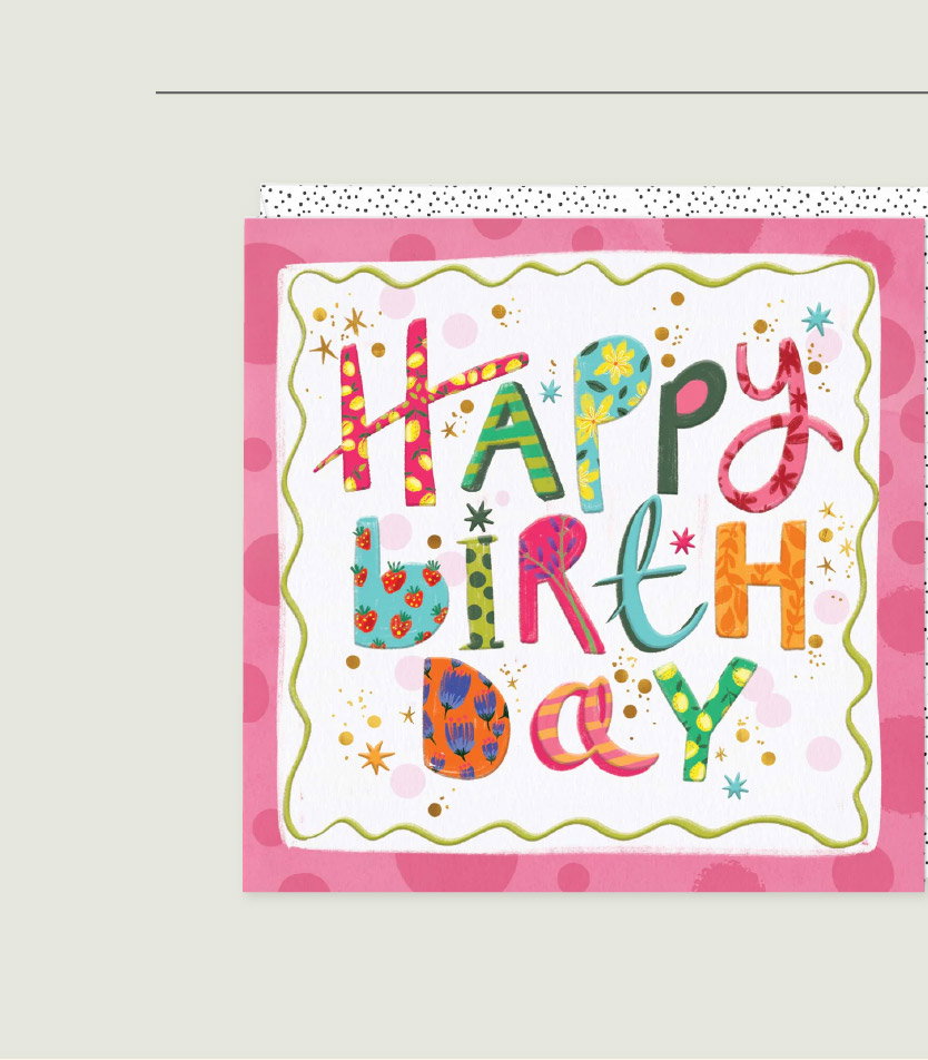 BIG BOLD BIRTHDAY CARD