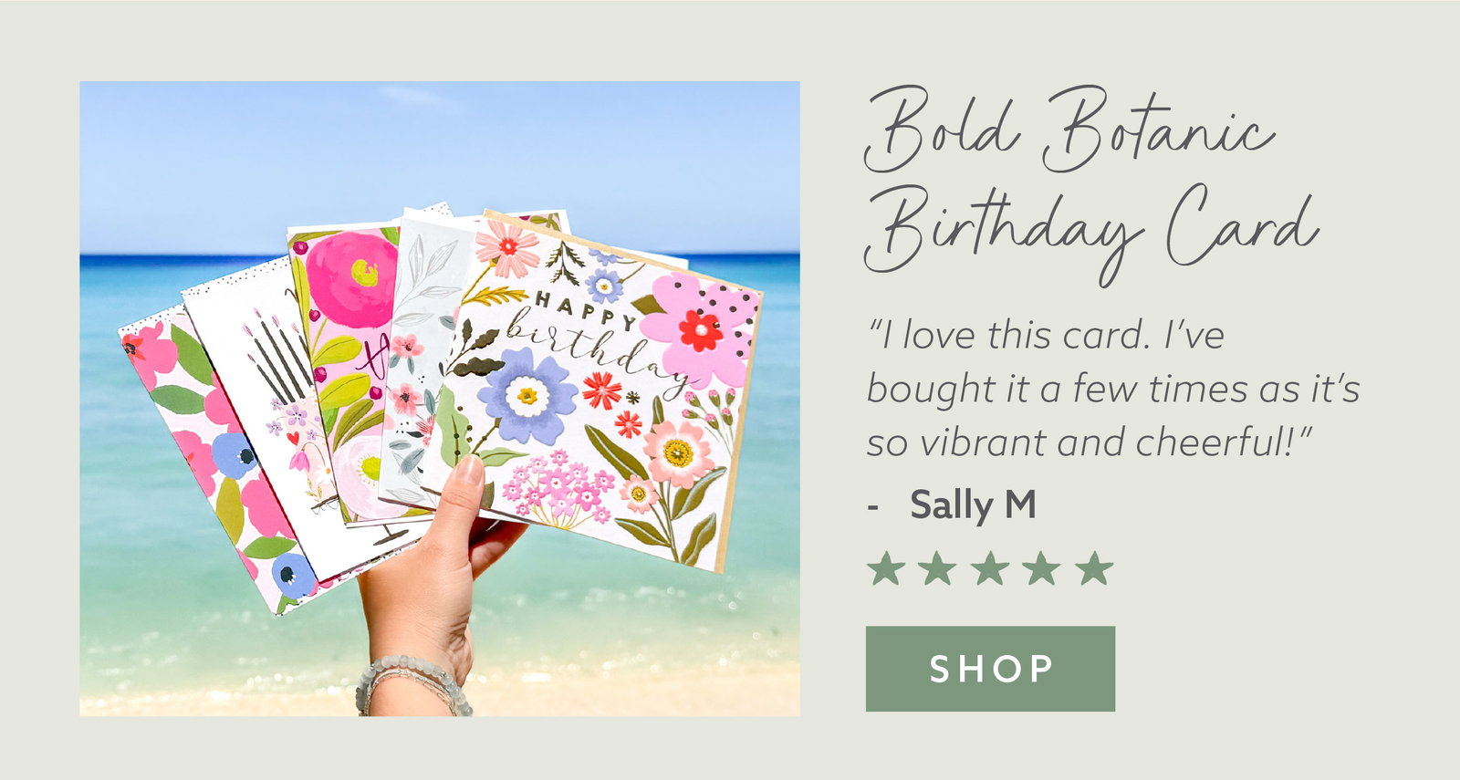BOLD BOTANIC BIRTHDAY CARD