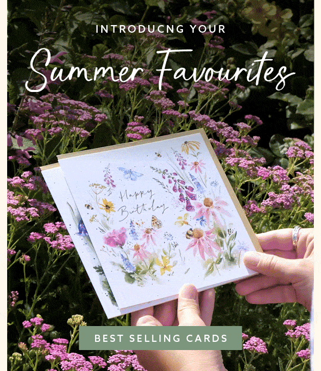 Discover our bestselling summer greetings cards, featuring beautiful floral designs for birthdays and everyday occasions. Shop the collection.