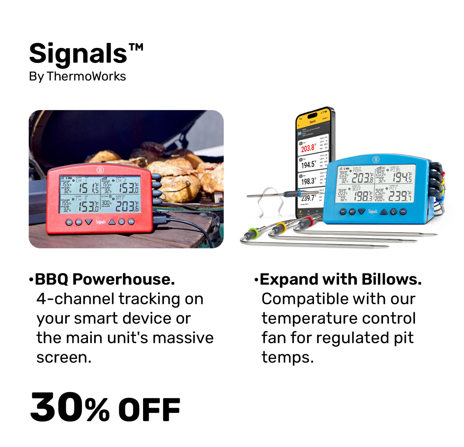 Signals BBQ Hub: 30% Off