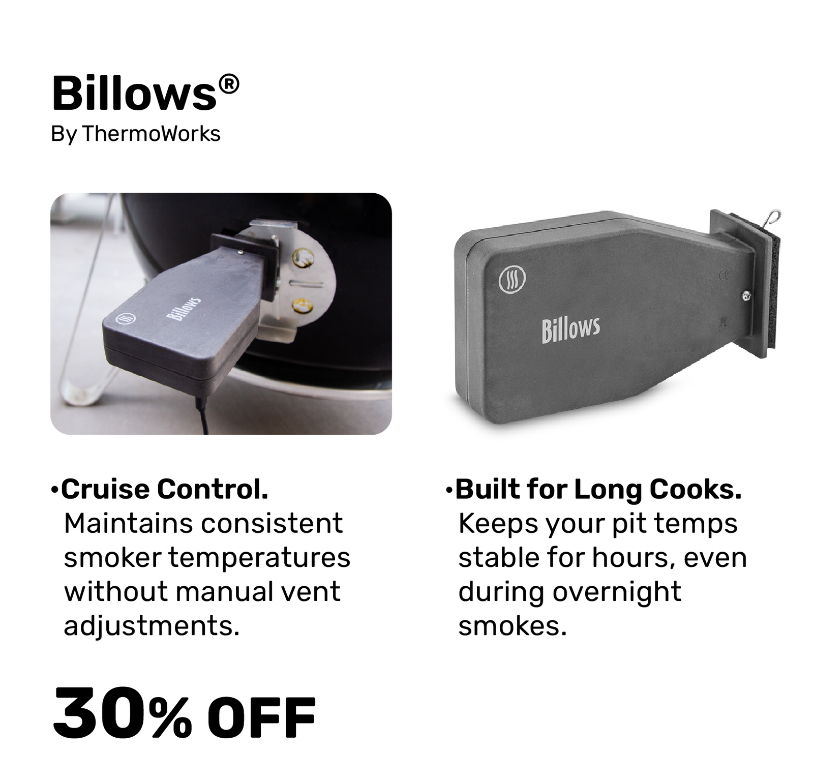 Billows BBQ Fan Kit: 30% Off
