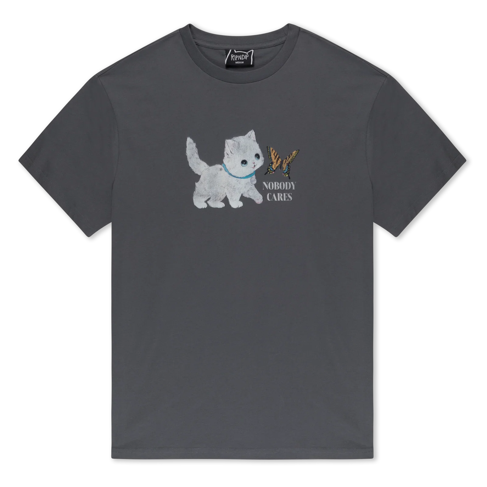 Image of Nobody Cares Tee (Charcoal)