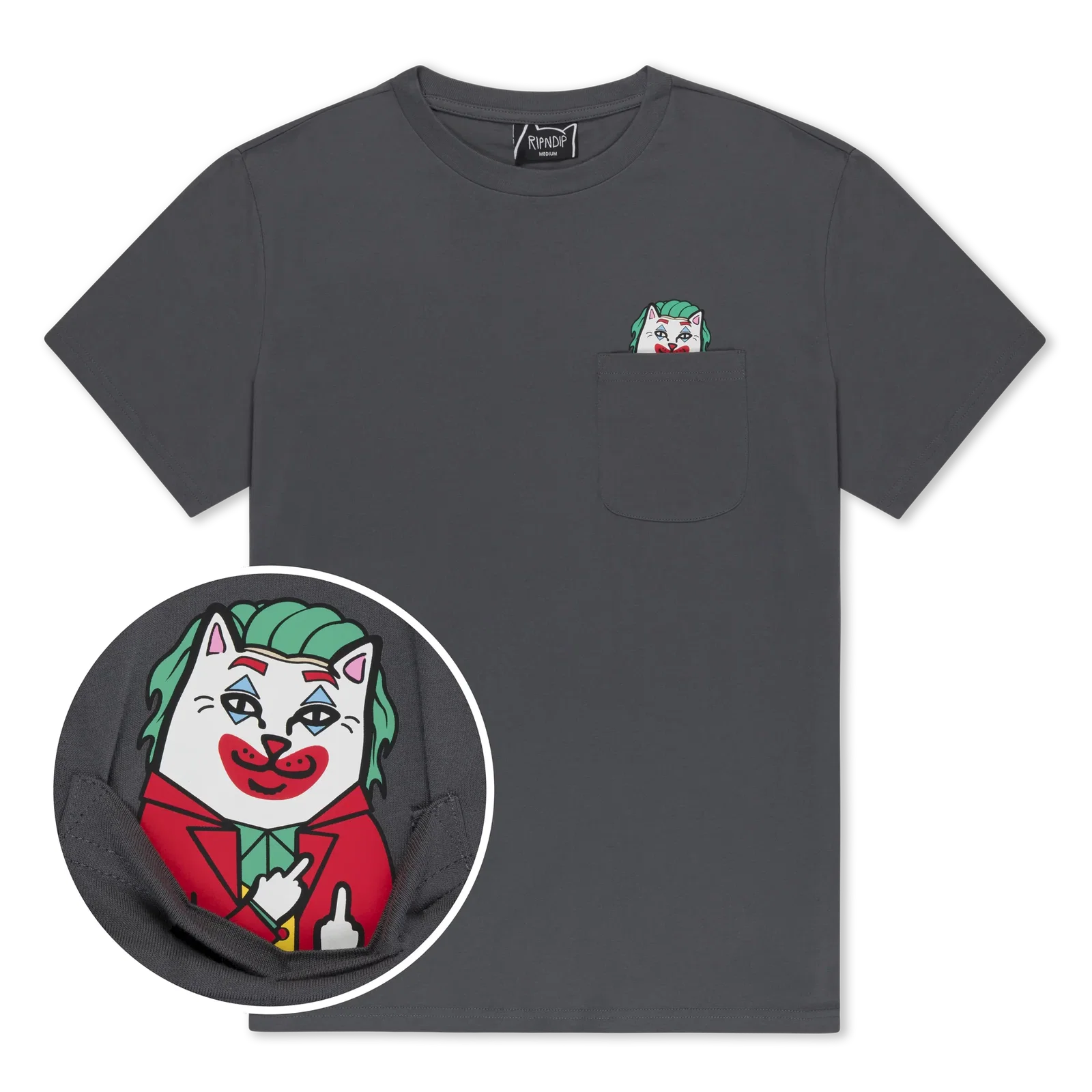 Image of Why So Nermal? Pocket Tee (Charcoal)