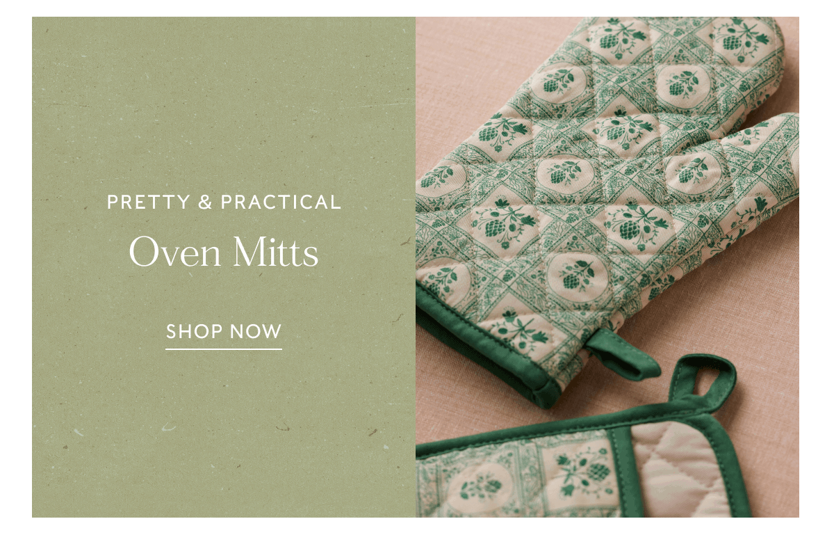 PRETTY & PRACTICAL - Oven Mitts | SHOP NOW