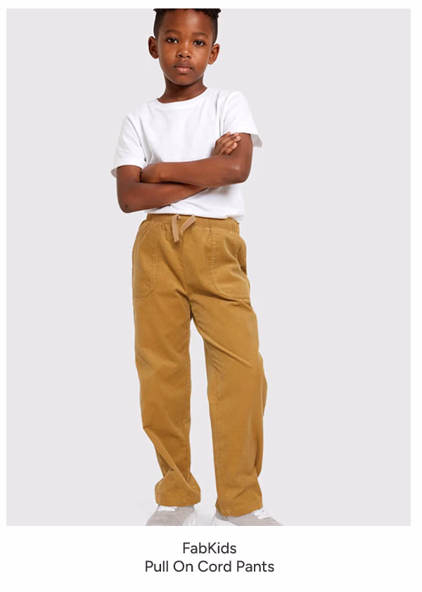 Pull On Cord Pants