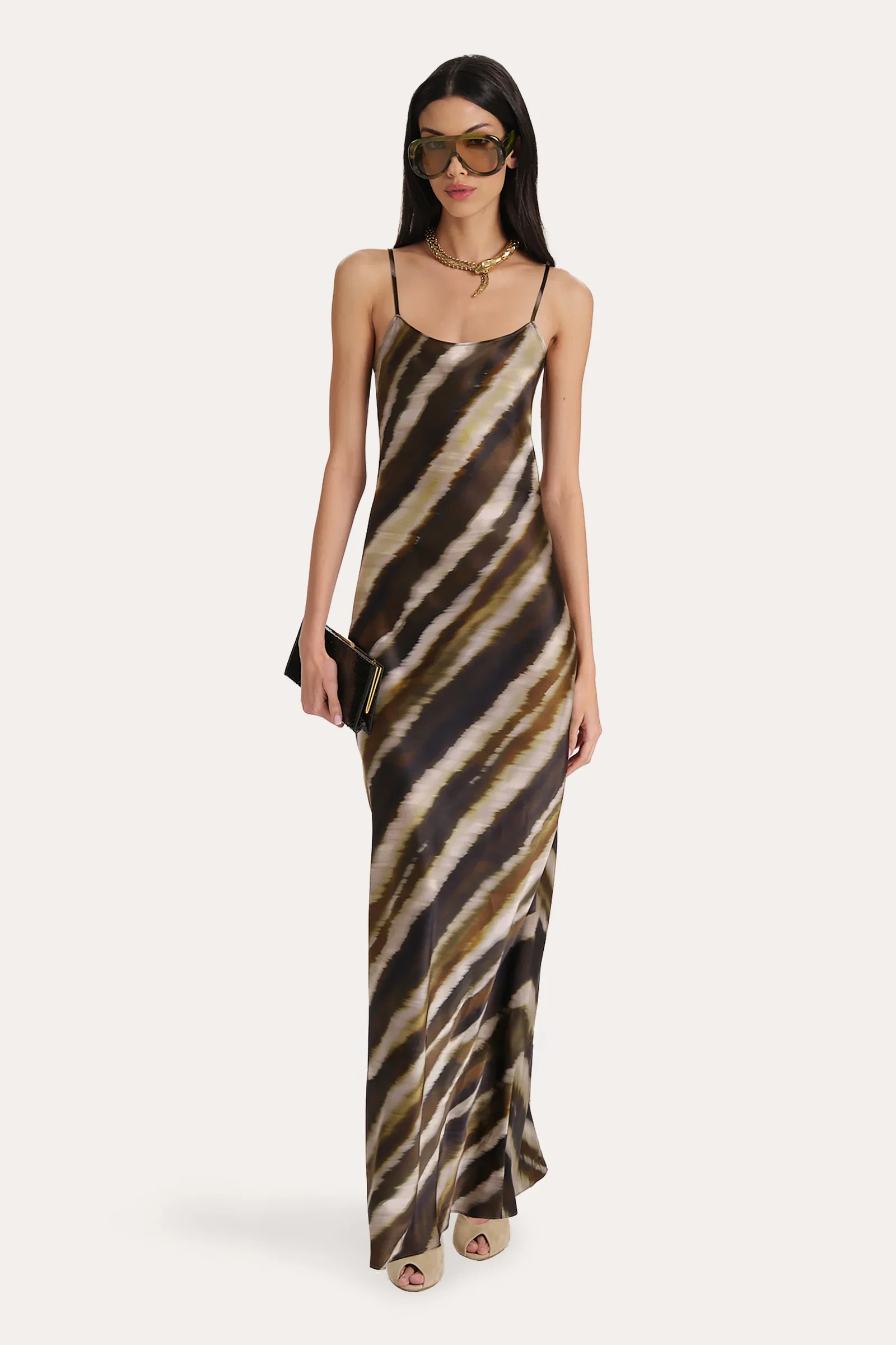 Image of Lyra Silk Charmeuse Bias Dress
