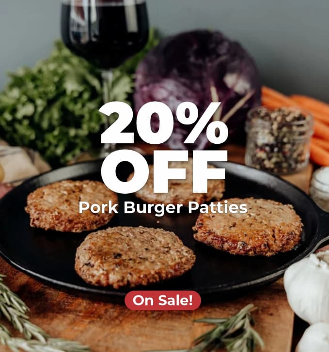 pork burger patties