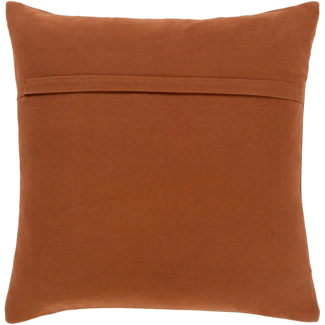 Emily Leather/Suede Throw Square Pillow