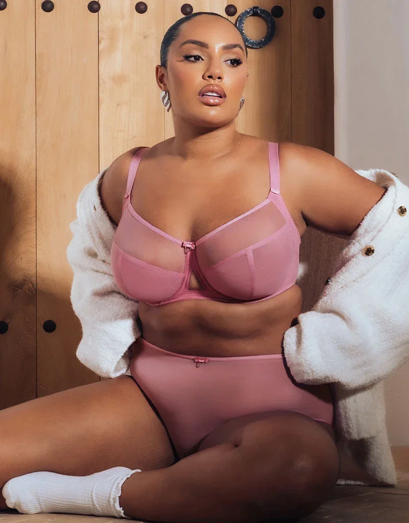 Curvy Kate Victory Side Support Balcony Bra Rose Pink