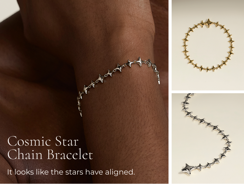 Cosmic Star Chain Bracelet