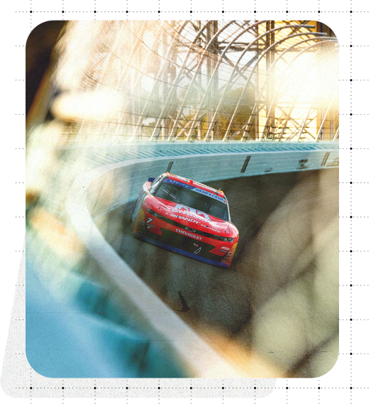 Image of car on track 
