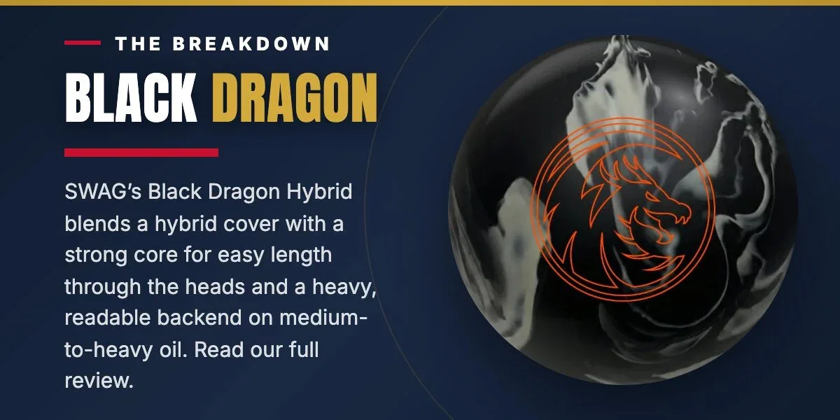Read the SWAG Black Dragon Hybrid bowling ball review