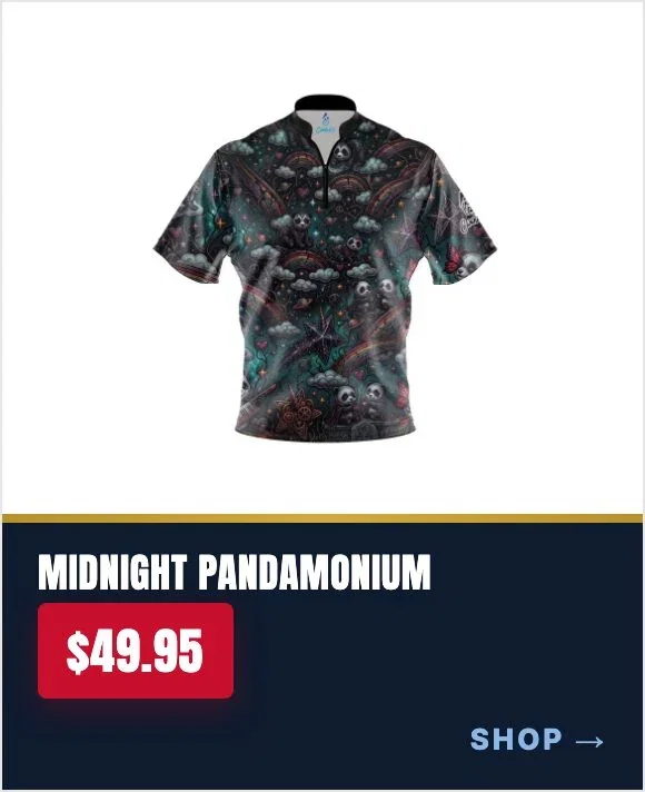 Midnight Pandamonium Fast Track CoolWick Bowling Jersey