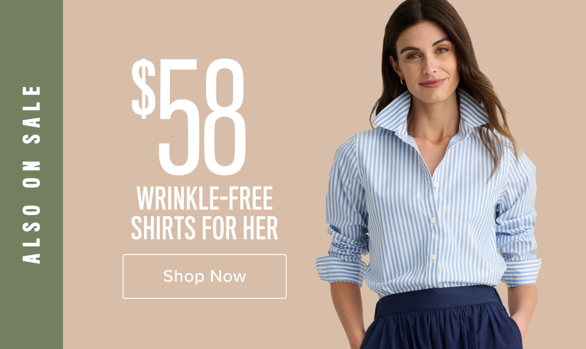 $50 Wrinkle-Free Shirts For Her