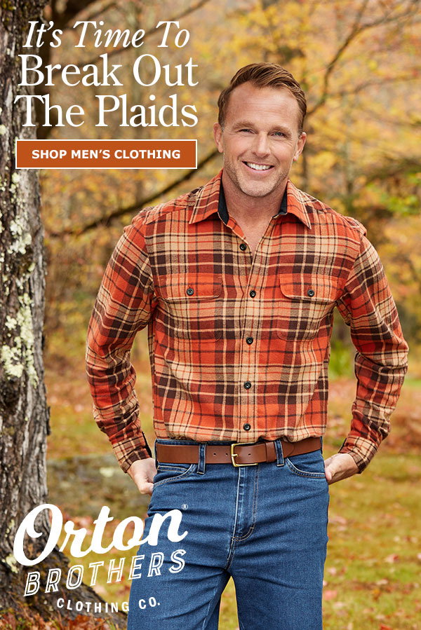 It's Time to Break Out the Plaids. Shop Men's Clothing. Orton Brothers Midweight Flannel Shirt