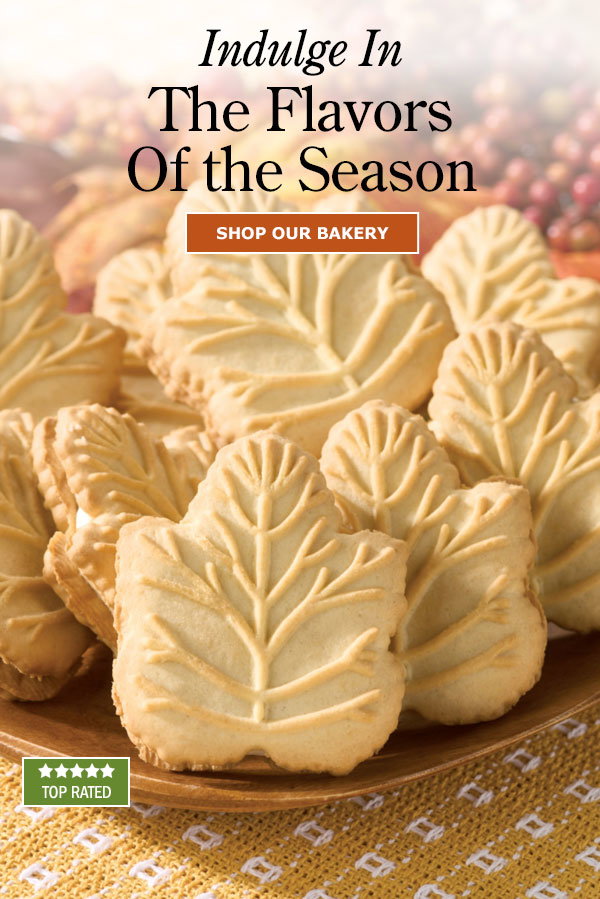 Indulge in the Flavors of the Season. Shop Our Bakery. Top Rated: Sugar Maple Leaf Cream Cookies