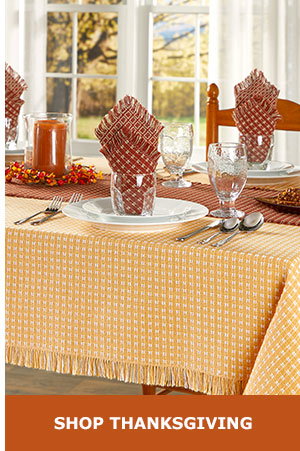 Shop Thanksgiving. Mountain Weave Cotton Tablecloth