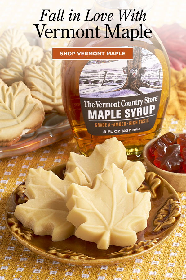 Fall in Love With Vermont Maple. Shop Vermont Maple. Vermont Maple Candy Leaf, Set of 3