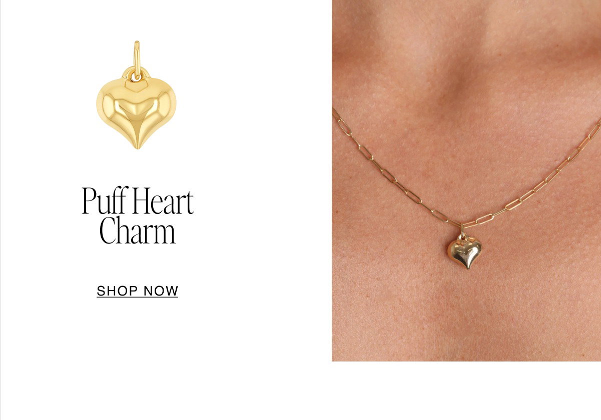 Puff Heart Charm