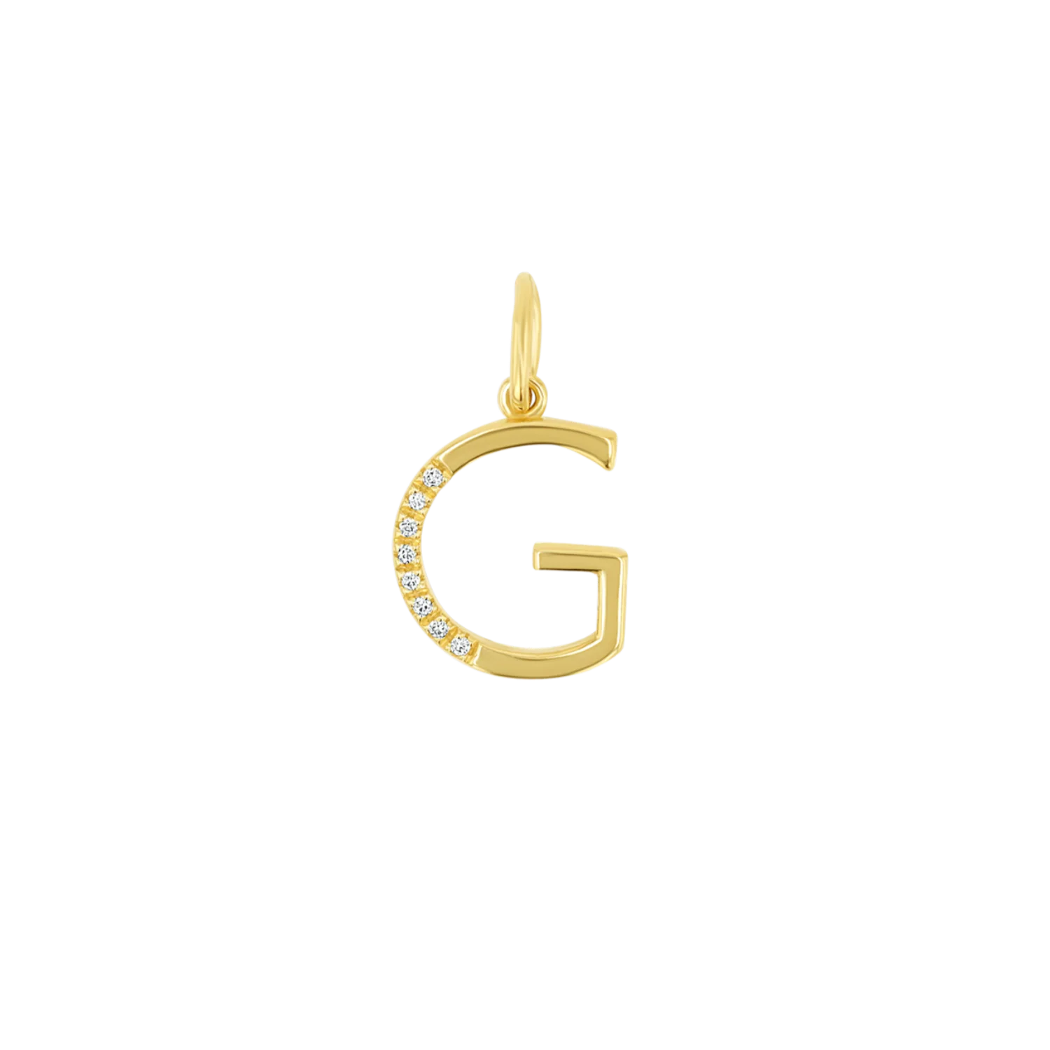 Image of Sprinkle Diamond Initial Charm