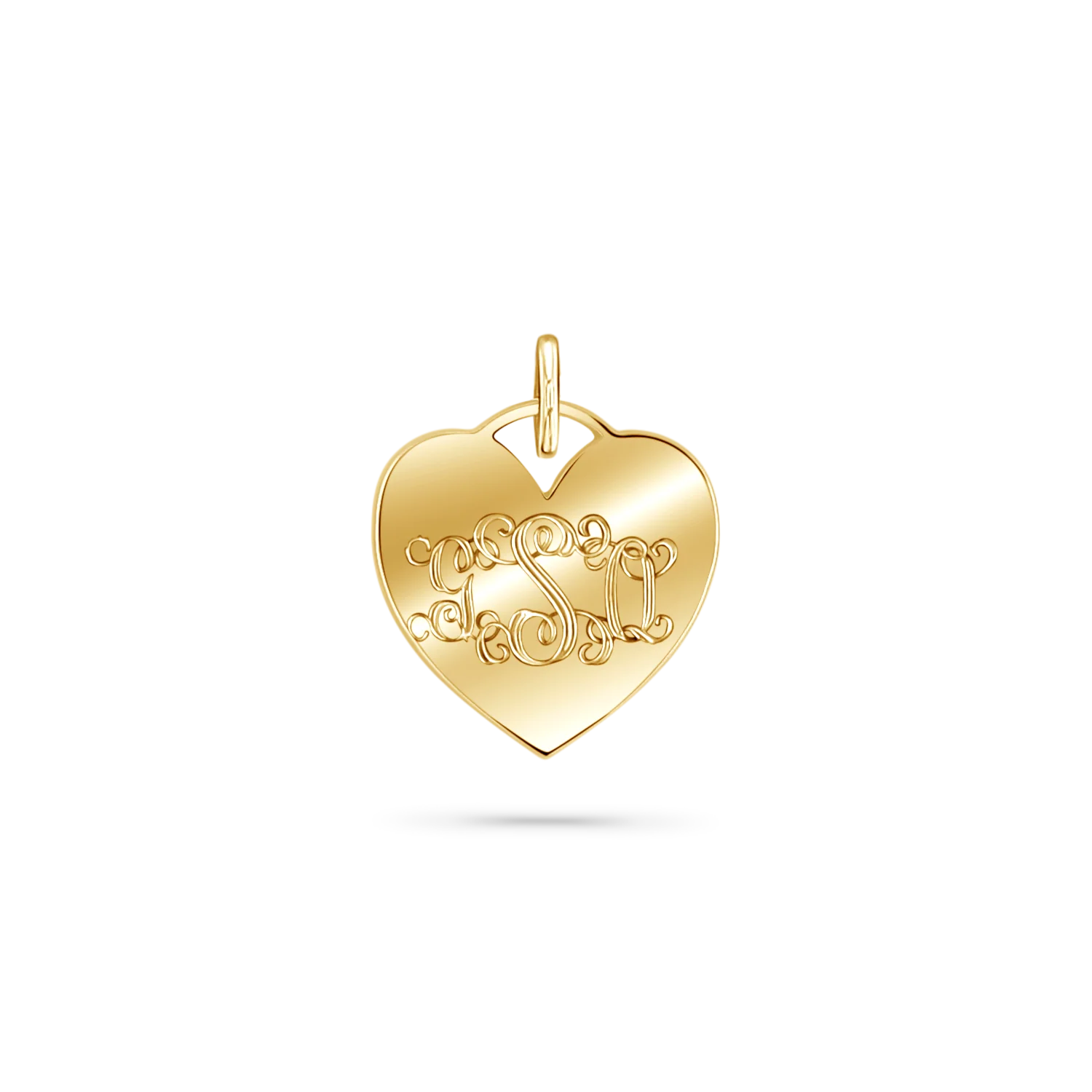 Image of Mini Heart Monogram Charm