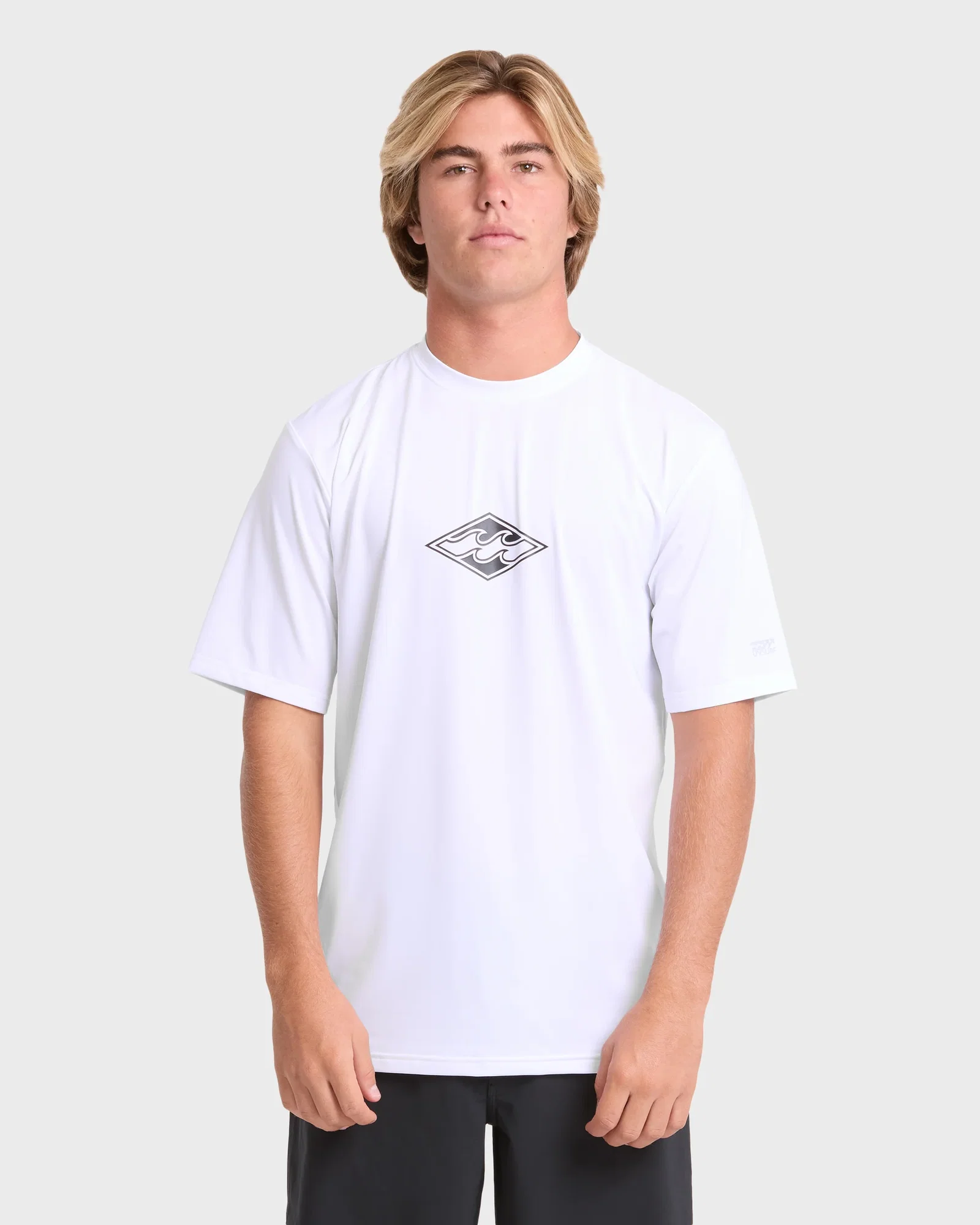 Image of All Day Wave Loose Fit Short Sleeve Surf Tee - White