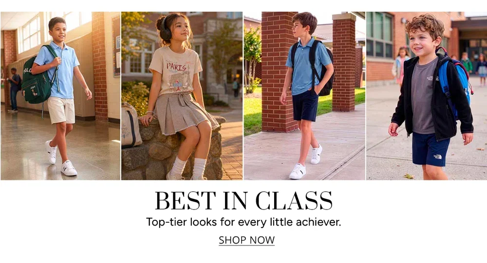 SHOP KIDS' BACK-TO-SCHOOL