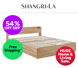 Shangri-La Hanalei Storage Bed Frame with USB Port & Drawers (Queen) Product Image
