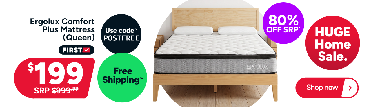Ergolux Comfort Plus Mattress (Queen)
