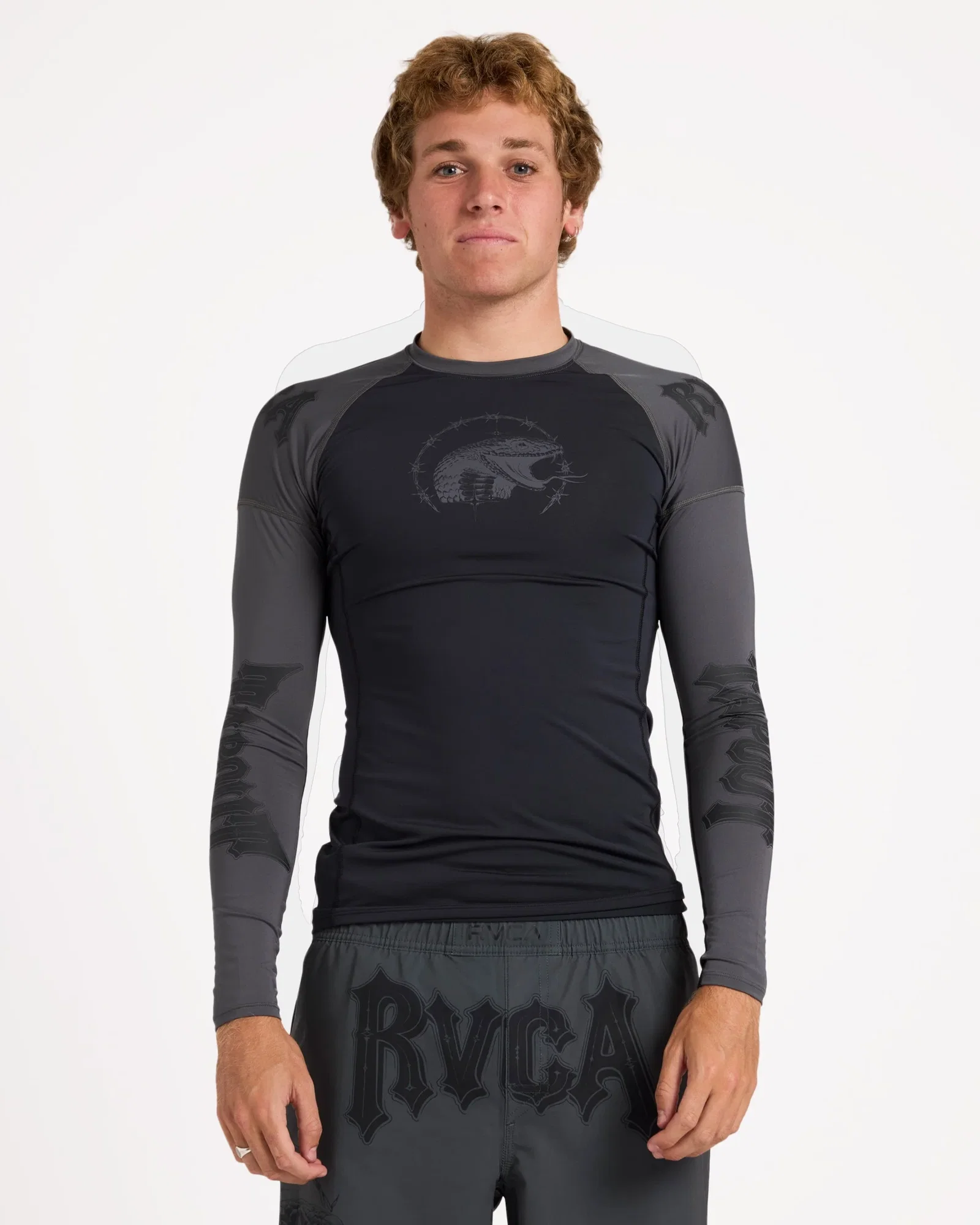 Mens Tapout Long Sleeve Rashguard