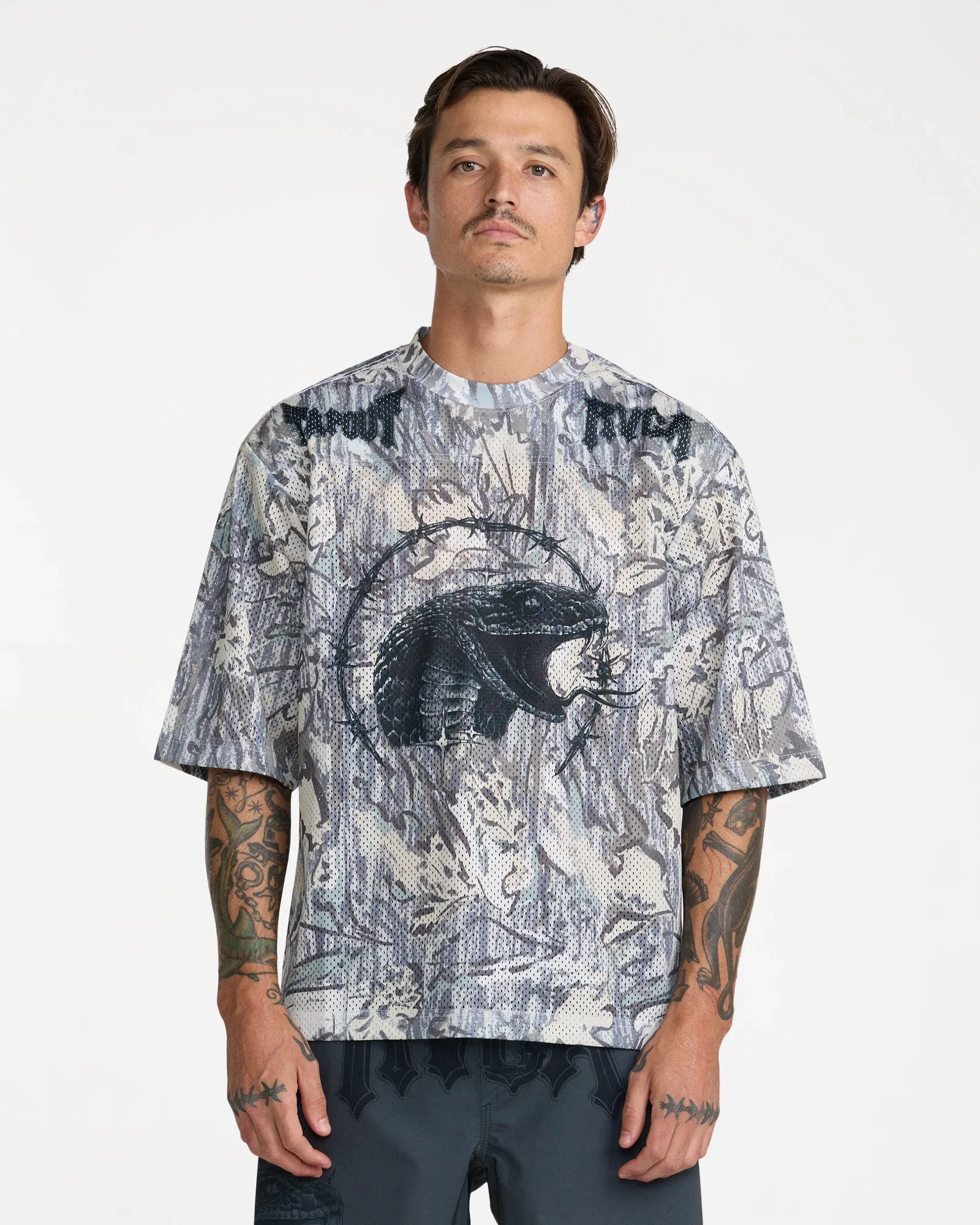 Mens Tapout Mesh Jersey T-Shirt
