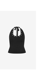 Shop the Eyelet Halter Top